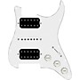Open-Box 920d Custom HSH Loaded Pickguard for Stratocaster With Uncovered Smoothie Humbuckers, White Texas Vintage Pickups and S5W-HSH Wiring Harness Condition 1 - Mint White
