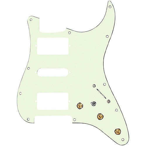 920d Custom HSH Pre-Wired Pickguard for Strat With S5W-HSH-BL Wiring Harness Mint Green