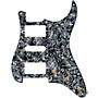 920d Custom HSH Pre-Wired Pickguard for Strat With S7W-HSH-2T Wiring Harness Black Pearl