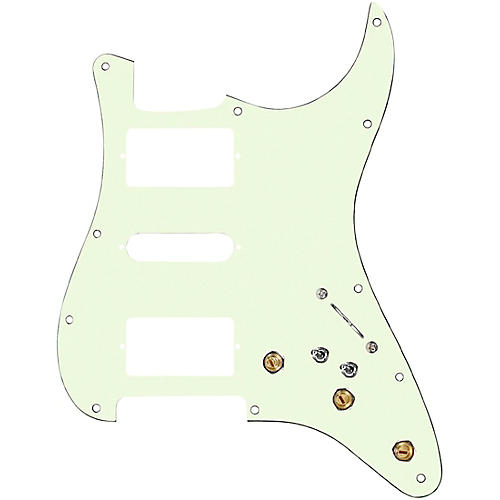 920d Custom HSH Pre-Wired Pickguard for Strat With S7W-HSH-2T Wiring Harness Mint Green
