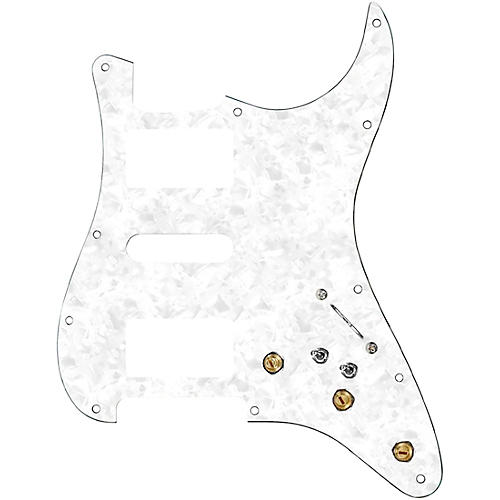 920d Custom HSH Pre-Wired Pickguard for Strat With S7W-HSH-2T Wiring Harness White Pearl