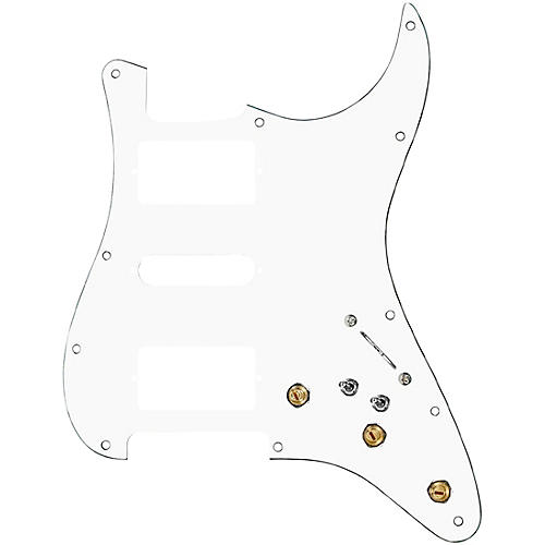 920d Custom HSH Pre-Wired Pickguard for Strat With S7W-HSH-2T Wiring Harness White