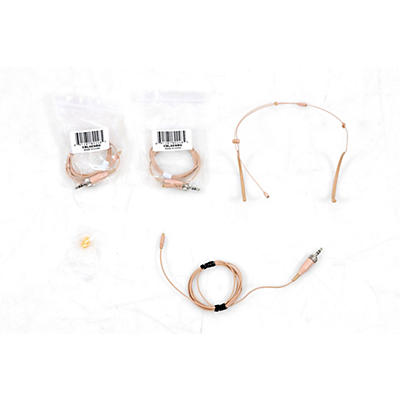 Galaxy Audio HSM8 Beige Omni-Directional Dual Ear Headset Microphone for Sennheiser Systems