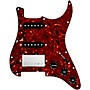 920d Custom HSS Loaded Pickguard For Strat With A Nickel Smoothie Humbucker, Black Texas Vintage Pickups and Black Knobs Tortoise