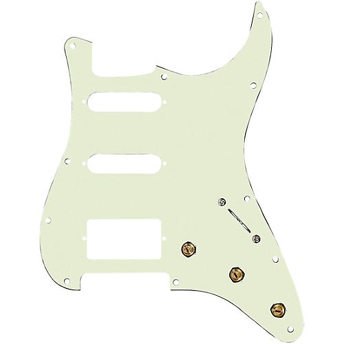 920d Custom HSS Pre-Wired Pickguard for Strat With S5W-HSS-BL Wiring Harness Mint Green