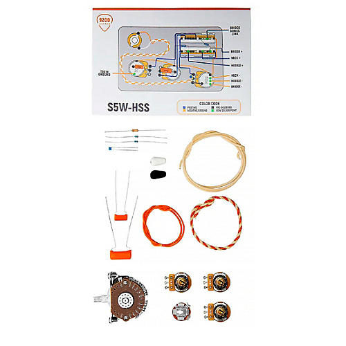 920d Custom HSS Stratocaster 5-Way Wiring Kit