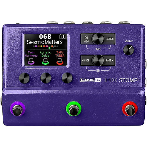 Line 6 HX Stomp Limited-Edition Multi-Effects Pedal Condition 2 - Blemished Purple 197881134112