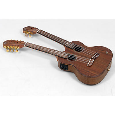 Ortega HYDRA Double Neck 4-String & 8-String Tenor Acoustic-Electric Ukulele