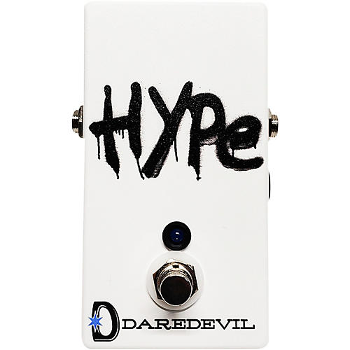 Daredevil Pedals HYPE BOOST Effects Pedal White