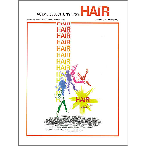 Hair Vocal Selections Piano/Vocal/Chords