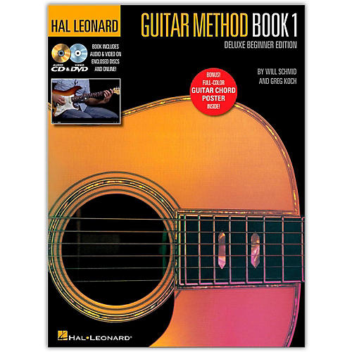 Hal Leonard Hal Leonard Guitar Method Book 1 Deluxe Beginner Edition (Book/DVD/Online Audio/Poster)