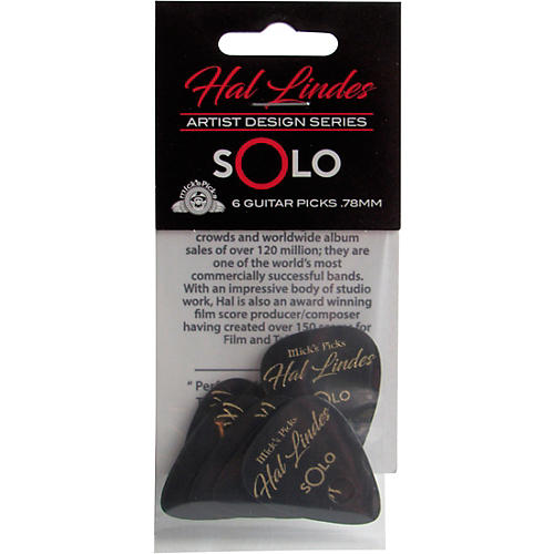 Mick's Picks by D'Andrea USA Hal Lindes sOlo Guitar Picks .78 mm