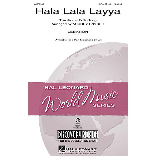 Hal Leonard Hala Lala Layya (Discovery Level 2) 3-Part Mixed arranged by Audrey Snyder