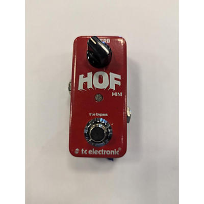 TC Electronic Hall Of Fame Mini Reverb Effect Pedal