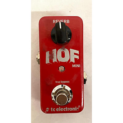 TC Electronic Hall Of Fame Mini Reverb Effect Pedal