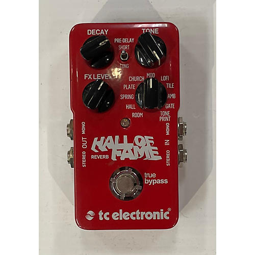 TC Electronic Hall Of Fame Reverb Effect Pedal   Musician's Friend