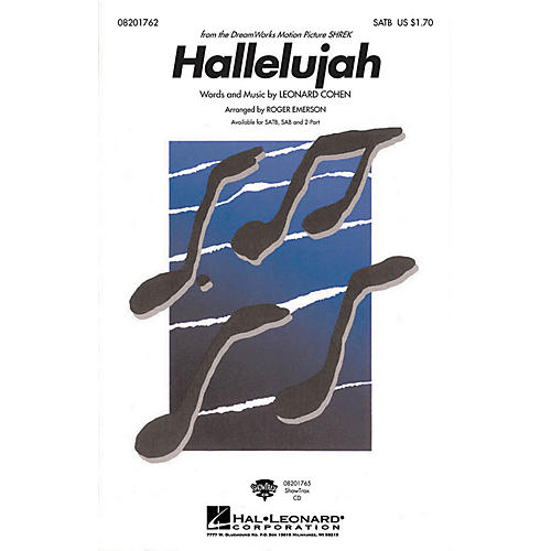 Hal Leonard Hallelujah SATB arranged by Roger Emerson