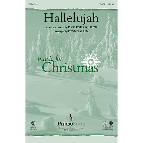 PraiseSong Hallelujah SATB by Darlene Zschech arranged by Dennis Allen
