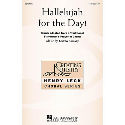 Hal Leonard Hallelujah for the Day! TTB composed by Andrea Ramsey