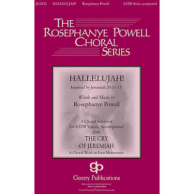 Gentry Publications Hallelujah (from The Cry of Jeremiah) SATB composed by Rosephanye Powell