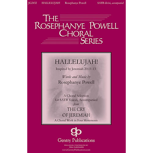 Gentry Publications Hallelujah (from The Cry of Jeremiah) SATB composed by Rosephanye Powell