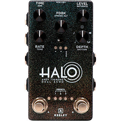 Keeley Halo Andy Timmons Dual Echo Signature Effects Pedal -