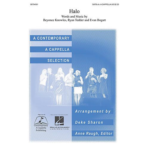 Hal Leonard Halo SATB DV A Cappella arranged by Deke Sharon