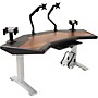 Argosy Halo.G Ultimate XC Workstation Desk With Mahogany Pattern Desktop