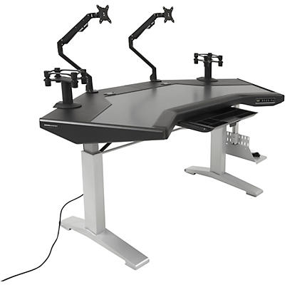 Argosy Halo.GE Ultimate XC Sit-Stand Workstation Desk With Original Hautelink Pattern Desktop
