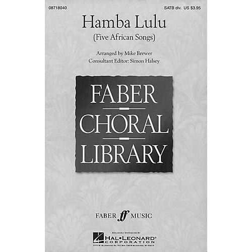 Hal Leonard Hamba Lulu - Five African Songs (Collection) SATB DV A Cappella arranged by Mike Brewer