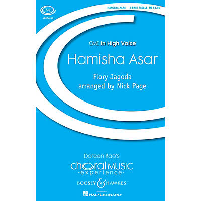 Boosey and Hawkes Hamisha Asar (CME In High Voice) 3 Part Treble composed by Flory Jagoda arranged by Nick Page