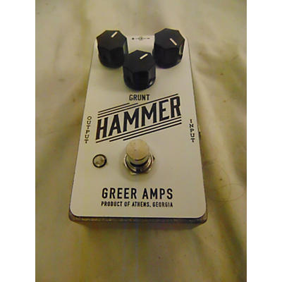 Greer Amplification Hammer Effect Pedal