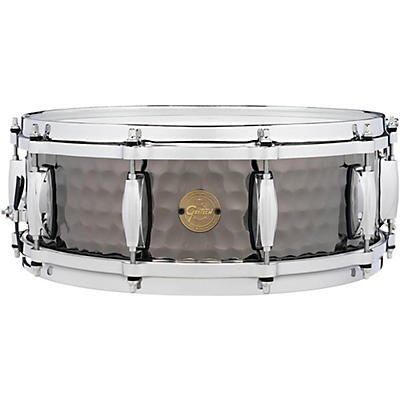 Gretsch Drums Hammered Black Steel Snare