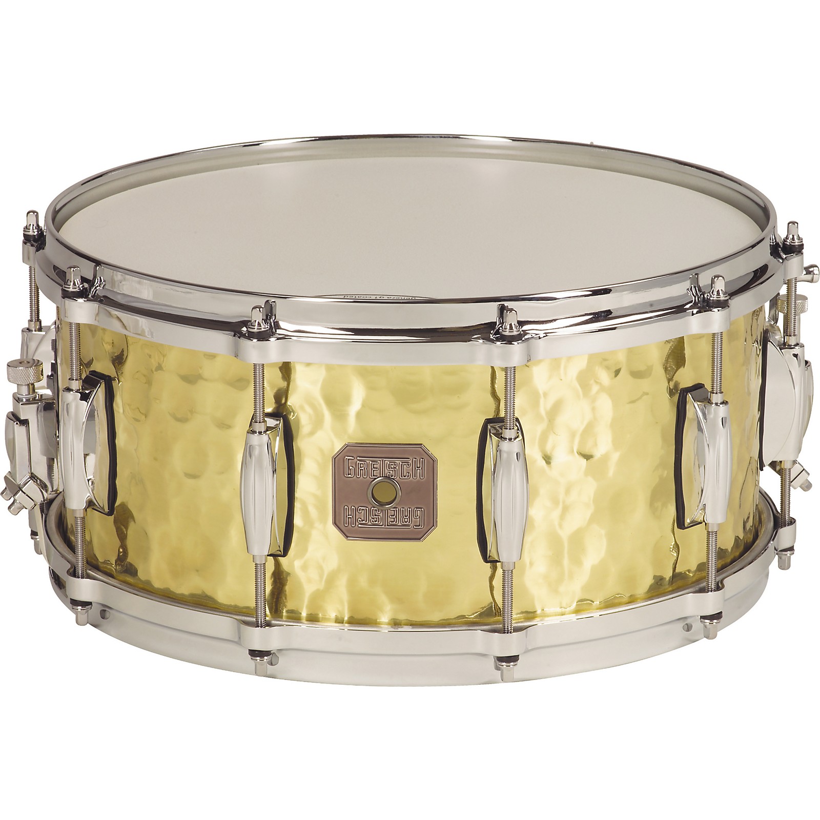 Gretsch Drums Hammered Brass Snare Drum Musician's Friend