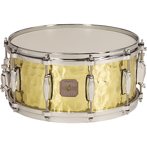 Hammered Brass Snare Drum