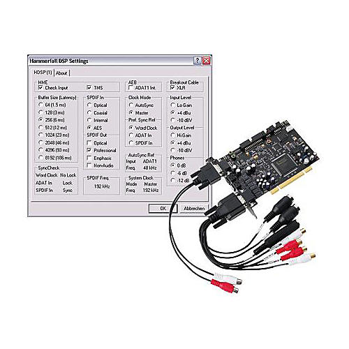 Hammerfall HDSP 9632 PCI Card