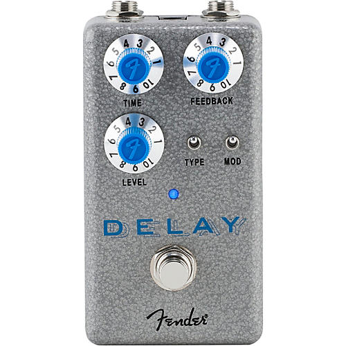 Fender Hammertone Delay Effects Pedal Condition 1 - Mint Gray and Blue