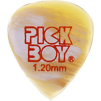 Pick Boy Hand-Crafted Natural Horn Teardrop Guitar Pick