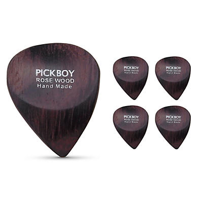 Pick Boy Hand-Made Rosewood Exotic Guitar Picks