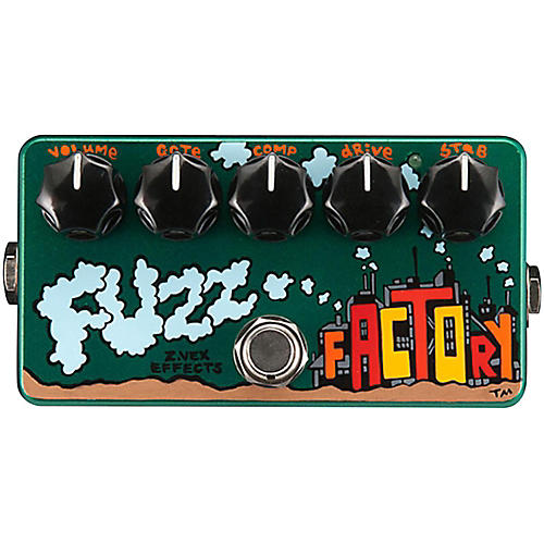 Zvex Hand-Painted Fuzz Factory Guitar Effects Pedal