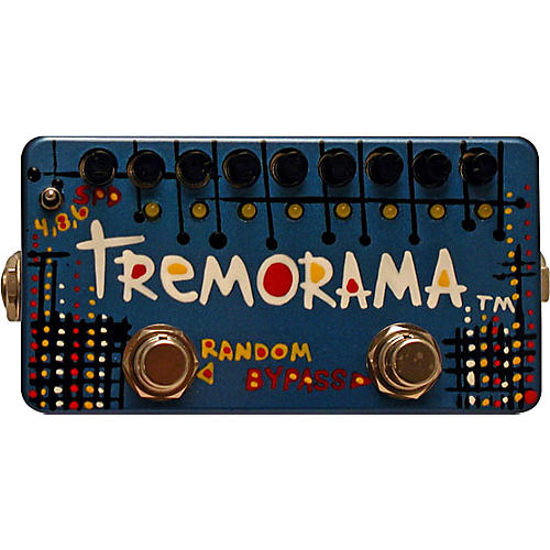 Hand-Painted Tremorama Tremolo Guitar Effects Pedal