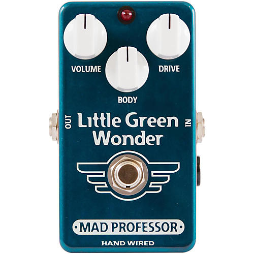 Hand Wired Little Green Wonder Overdrive Guitar Effects Pedal