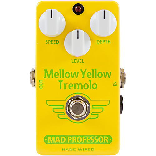 Hand Wired Mellow Yellow Tremolo Guitar Effects Pedal