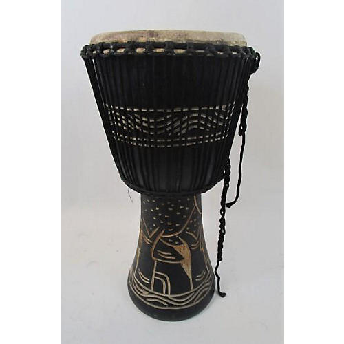 Miscellaneous Hand-carved Djembe 9.5in Djembe