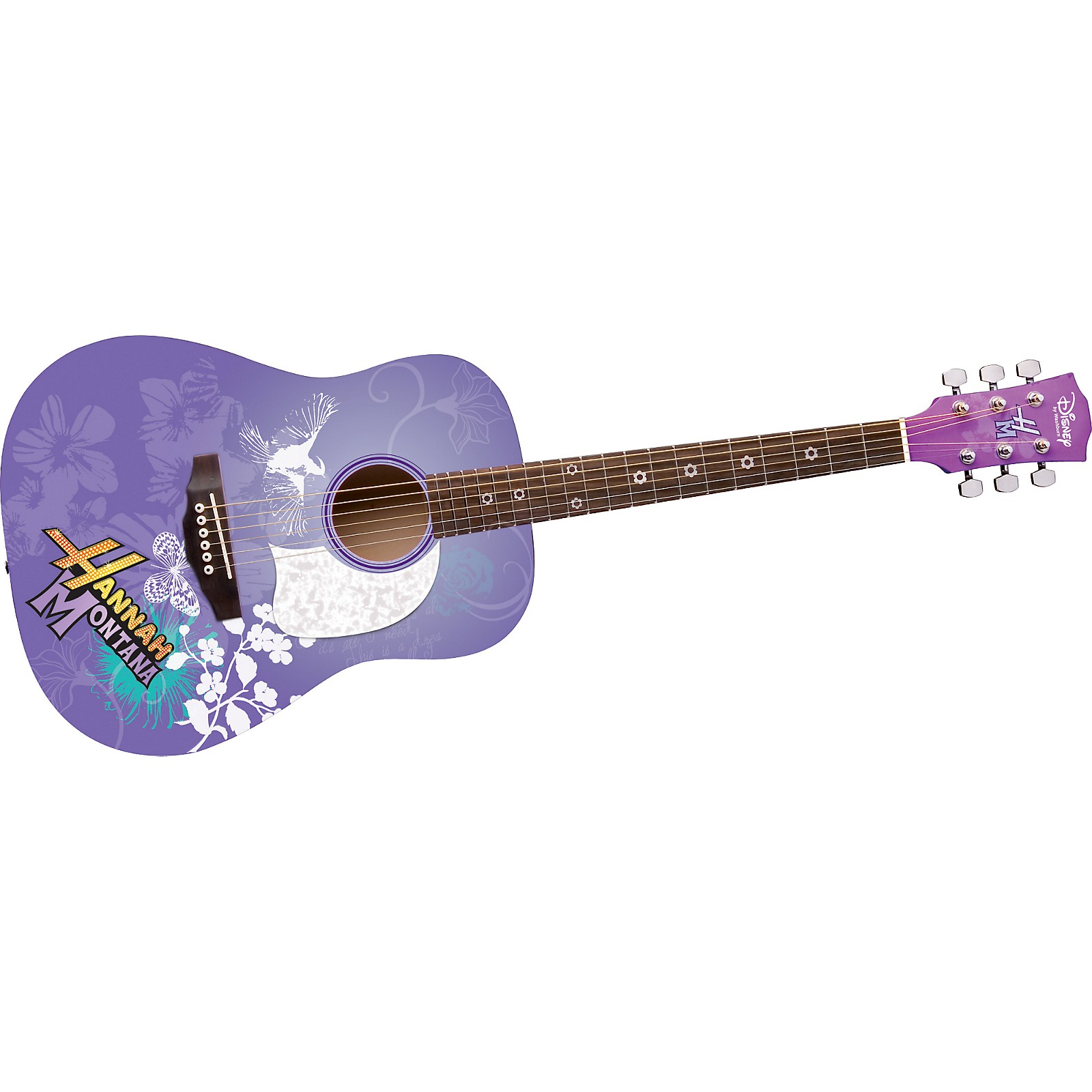 Disney by Washburn Hannah Montana 3/4 Scale Acoustic Guitar Musician