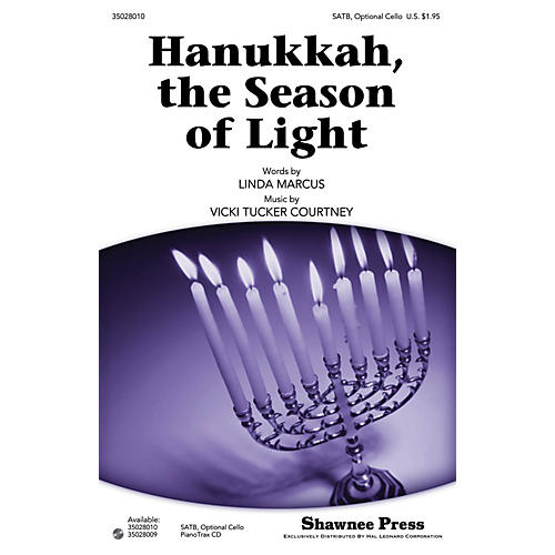 Shawnee Press Hanukkah, the Season of Light SATB composed by Vicki Tucker Courtney