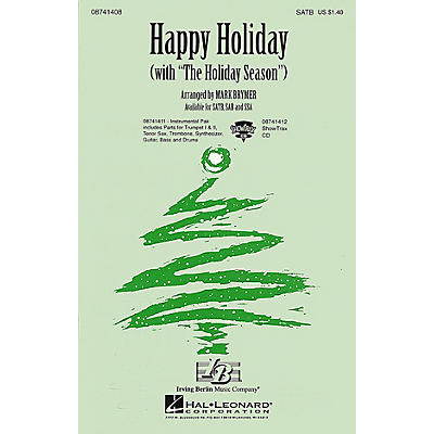 Hal Leonard Happy Holiday (with The Holiday Season) 2-Part Arranged by Mark Brymer