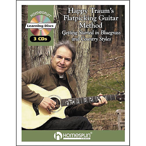 Happy Traum's Flatpicking Guitar Method (Book and 3-CD Package)