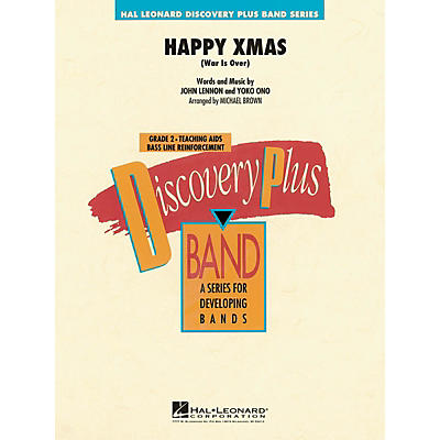 Hal Leonard Happy Xmas (War Is Over) - Discovery Plus Concert Band Series Level 2 arranged by Michael Brown