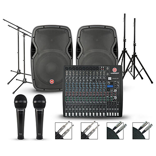 Harbinger Harbinger L2404FX Mixer with Harbinger VARI PA Package 12